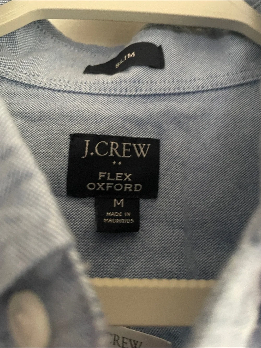 J. Crew Men's Light Blue Button-Down Oxford Shirt